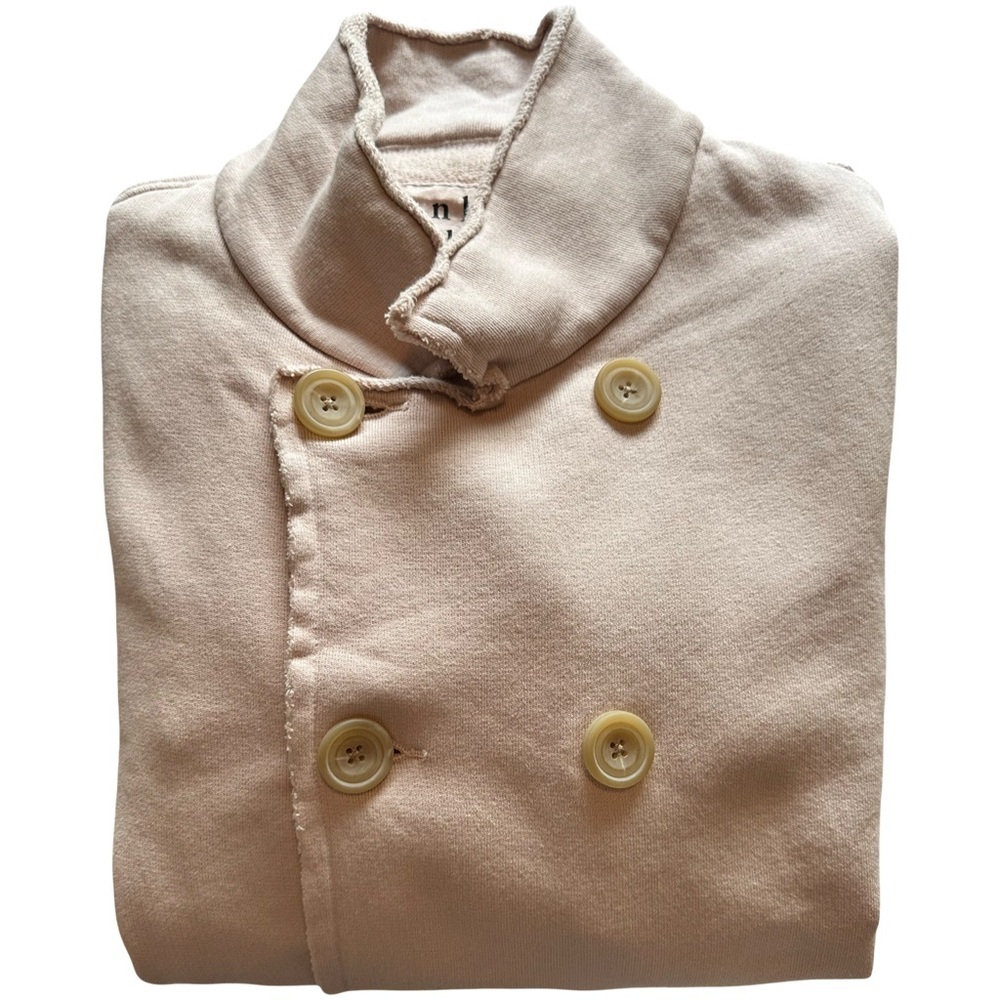 Frank & Eileen NWOT Belfast Sweatshirt Peacoat Taupe Size S - Picture 3 of 5